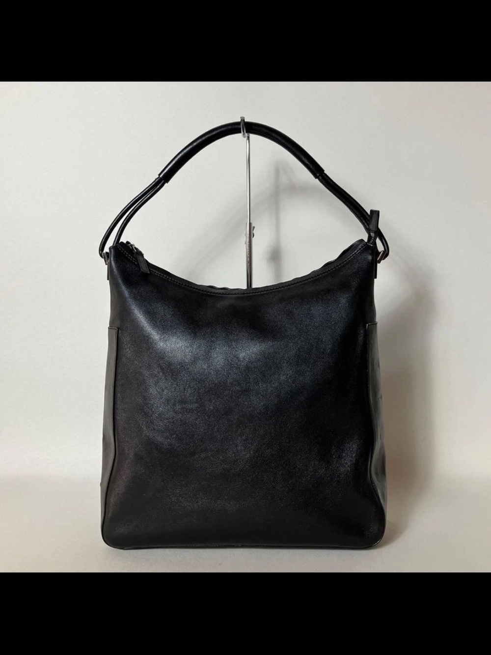 Gucci Black Leather Shoulder Bag